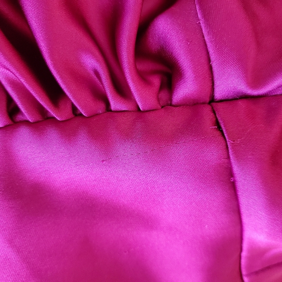 Zara  satin effect asymmetrical dress - Picture 11 of 12